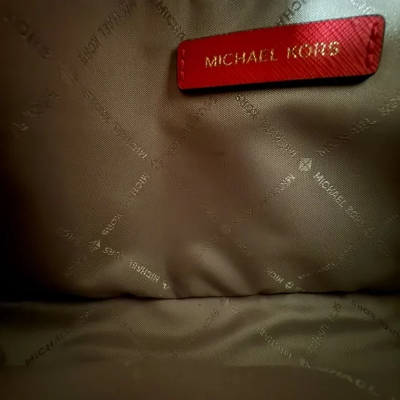 Michael Kors Vibrant Red Crossbody Bag - Picture 5 of 10